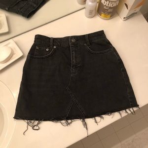 Remade denim mini skirt (BDG)
